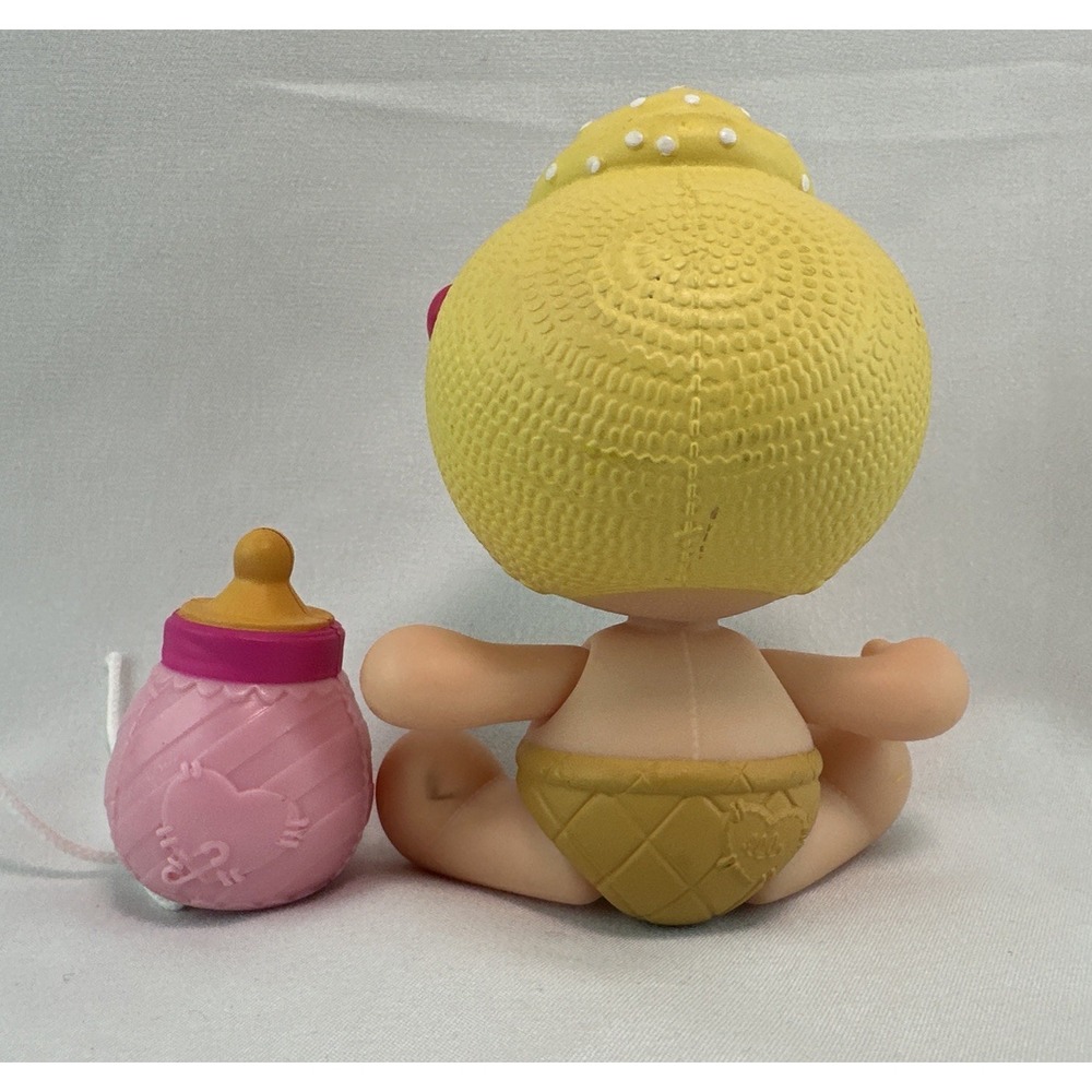 Lalaloopsy Babies Newborns 4.5" Doll I'm Giggly Yellow Ice Cream W Bottle 2014 - Picture 2 of 5